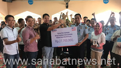 BRI Cabang Pinrang Beri Bantuan Alat Kesehatan di Rutan Pinrang