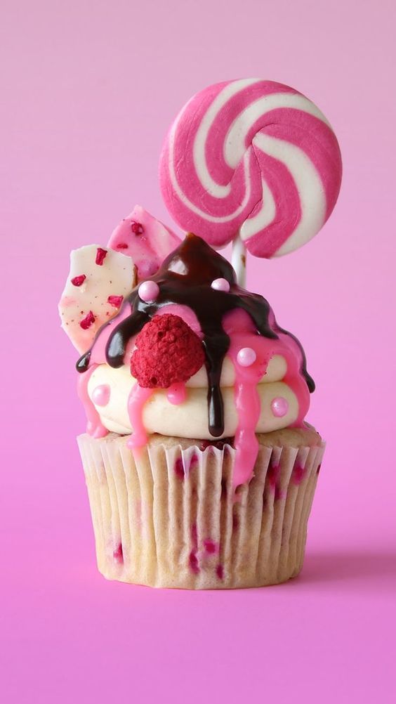 A chocolate and raspberry cupcake to satisfy any sweet tooth.