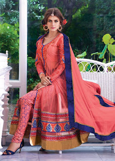 Traditional Indian Party Wear Dresses 2016 In Pink Color