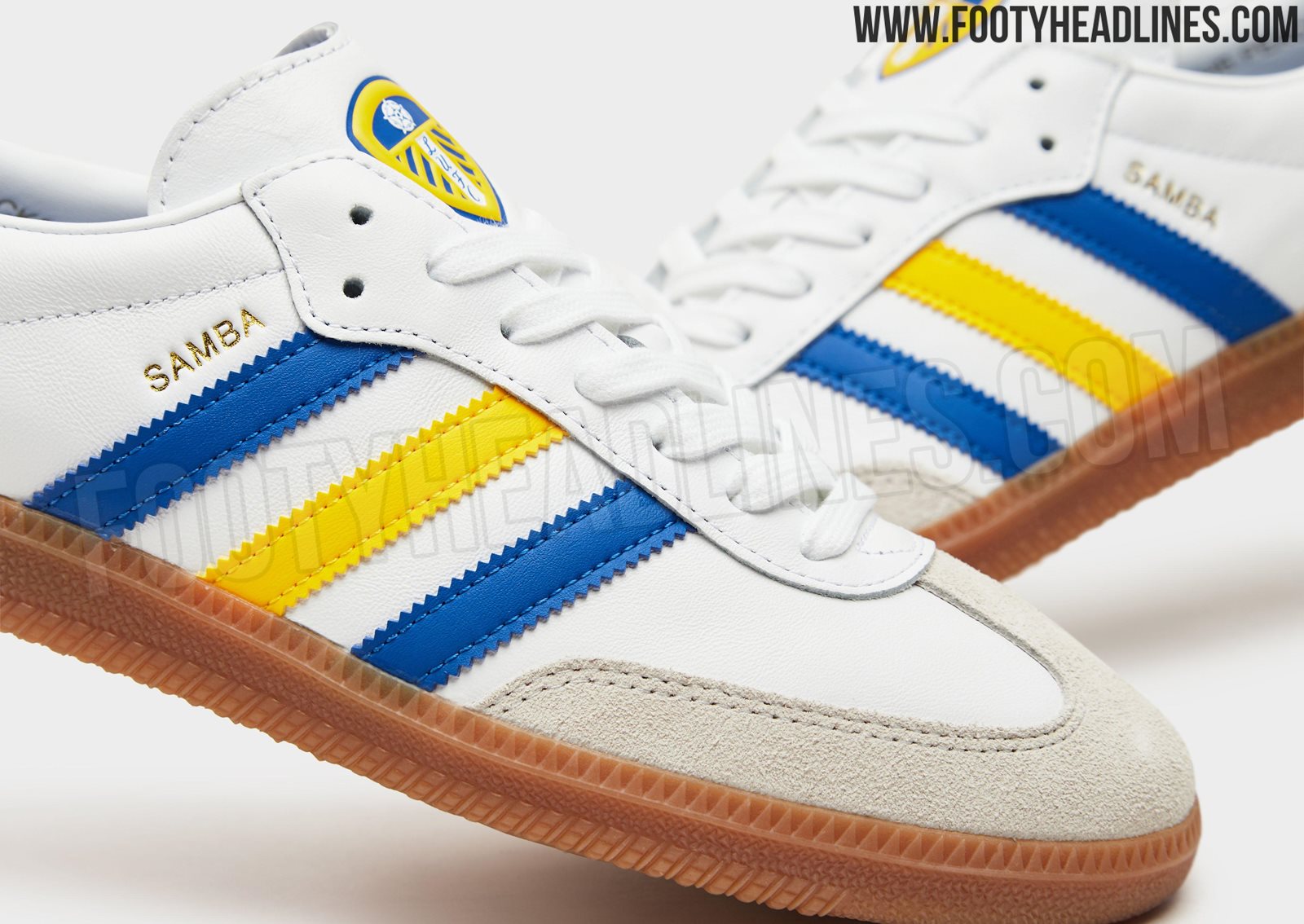 Exclusive: Adidas Leeds United Samba Shoes Leaked - Inspired Unreleased 23-24 Home Footy Headlines