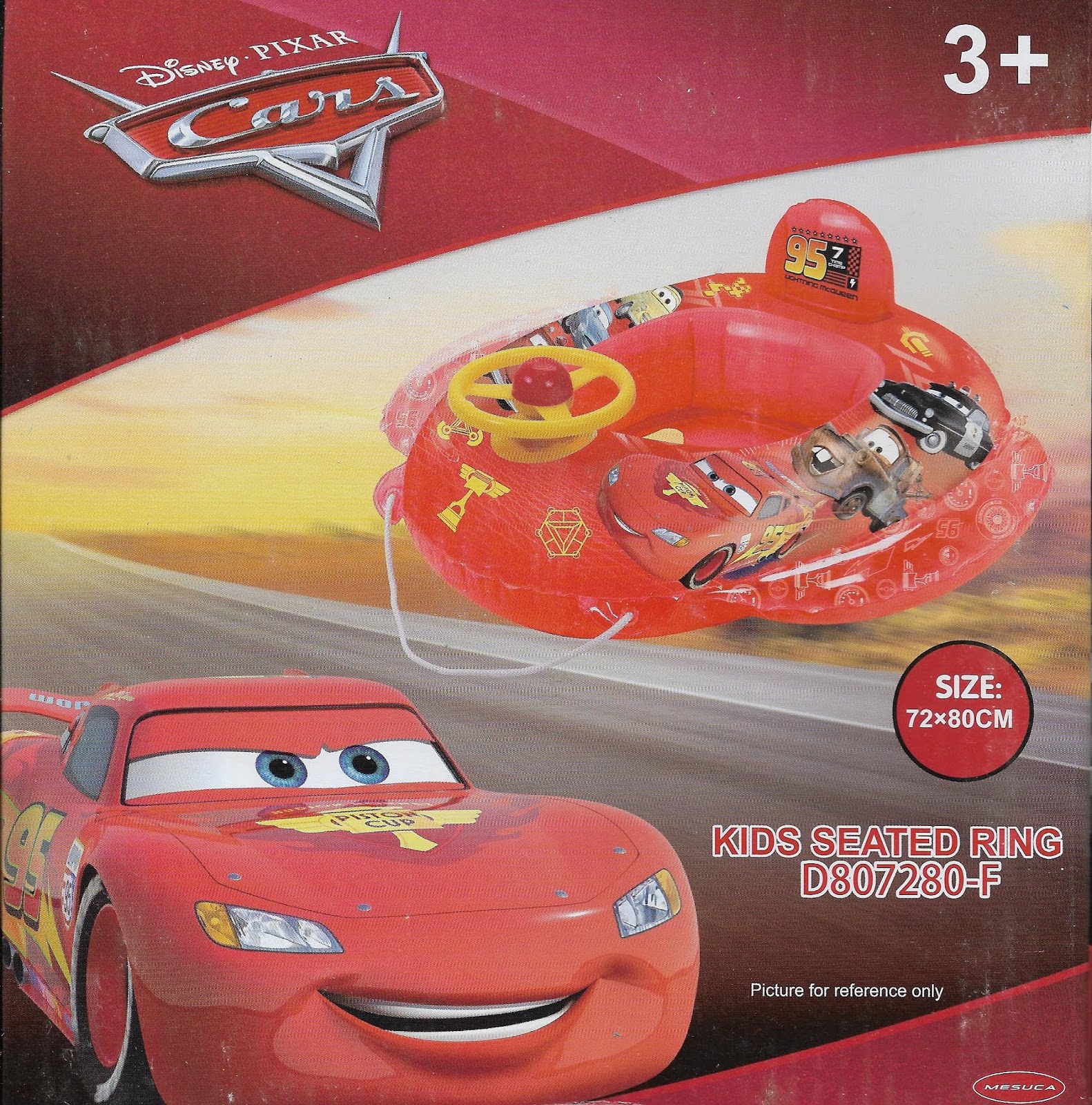 disney pixar cars inflatable swimming boat baby float with