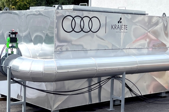 Audi y Krajete GmbH desarrollan una nueva tecnología para filtrar las emisiones de CO2 del aire