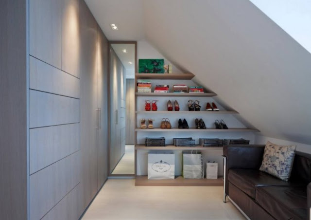 Loft conversion walk in wardrobe ideas