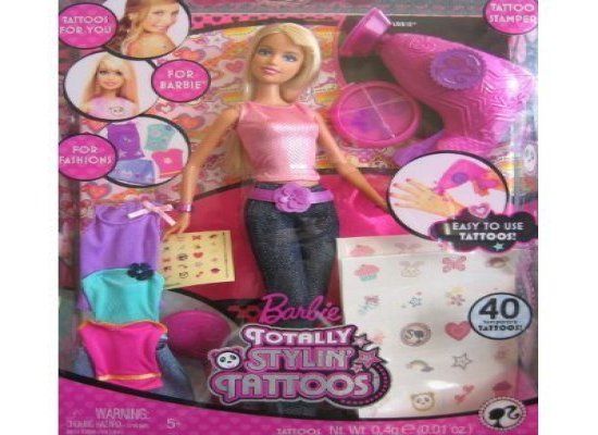 You can put the tattoos on Barbie or yourself! And if these tattoos aren't a 