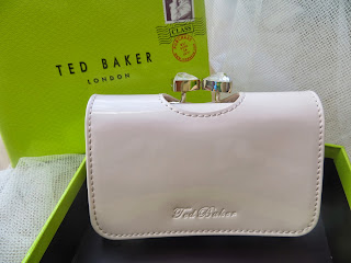 John Lewis, Ted Baker, Leather, Pink, Mint, Green, Patent, Purse, Pretty, Review, Cute