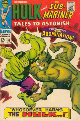 Tales to Astonish #91, Hulk vs Abomination