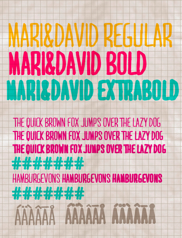 Download Font Handletter Tulisan Tangan Terbaik - Mari & David