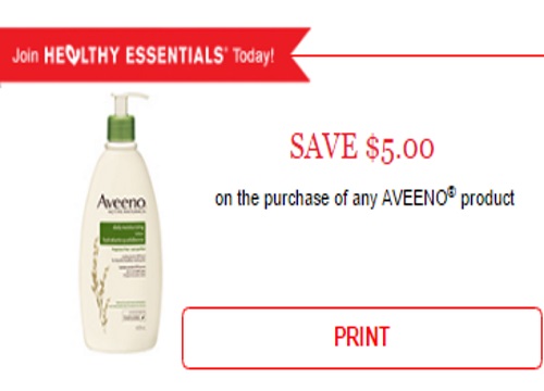 Aveeno High Value $5 Off Coupon