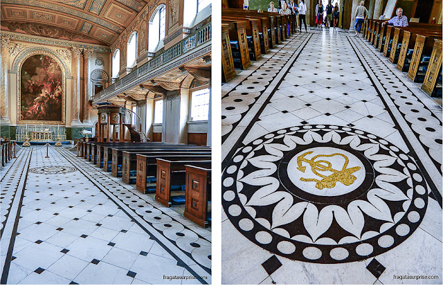 Capela do Royal Naval College, Greenwich, Londres