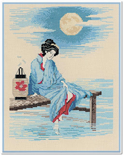 Download the cross stitch pattern 1509 "Bright Moon"  Riolis