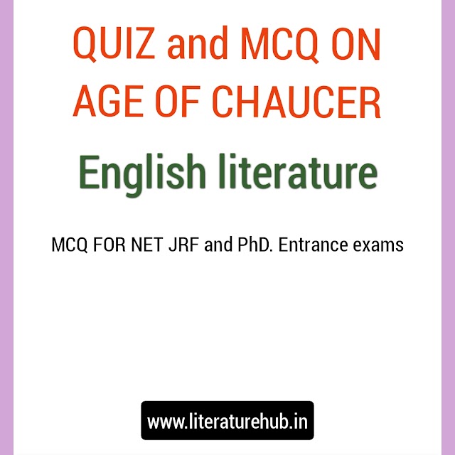 MCQ ON CHAUCER | English Literature MCQs