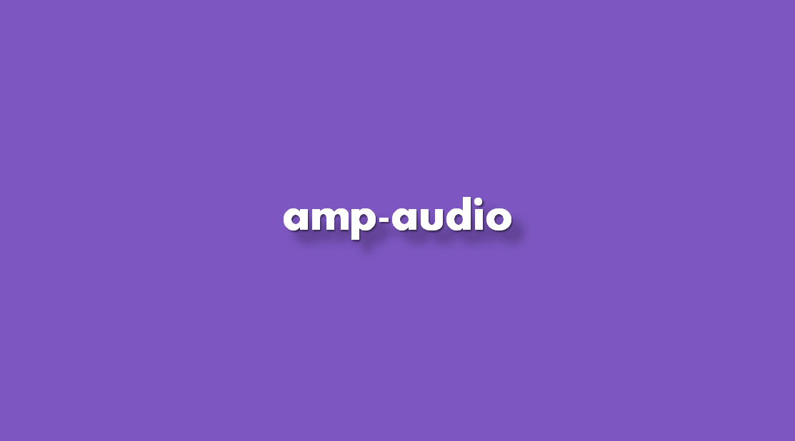 ¿Cómo insertar amp-audio? 