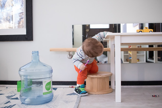 Ignoring the Shelf Work -- Montessori Young Toddler Week 9 