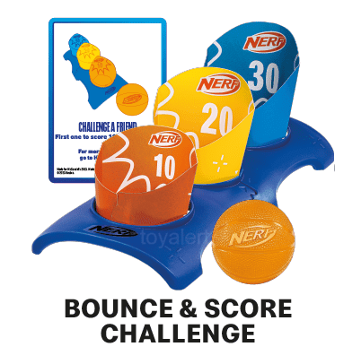 Bounce and Score Challenge Toy Nerf McDonald's Happy Meal Toys 2023