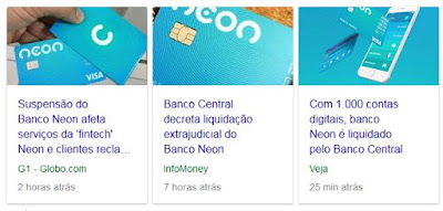 Banco Central Intervenção no Banco Neon