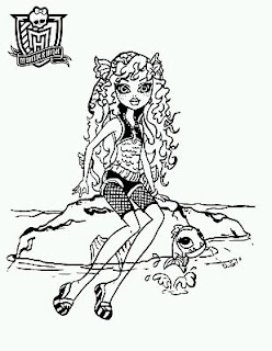 Monster High, Dibujos para Colorear, parte 1