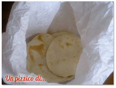 "Pita" bread without yeast