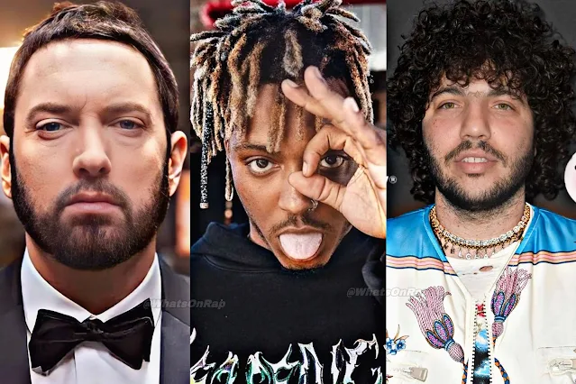 Eminem, Benny Blanco, and Juice WRLD Unveil New Collaboration 'Lace It' Following Chart-Topping 'Godzilla'