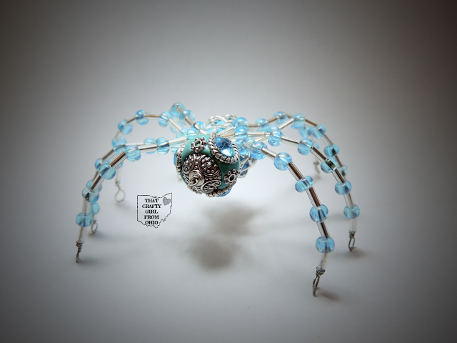 Wire Beaded Spider for Beginners, You can make this too!