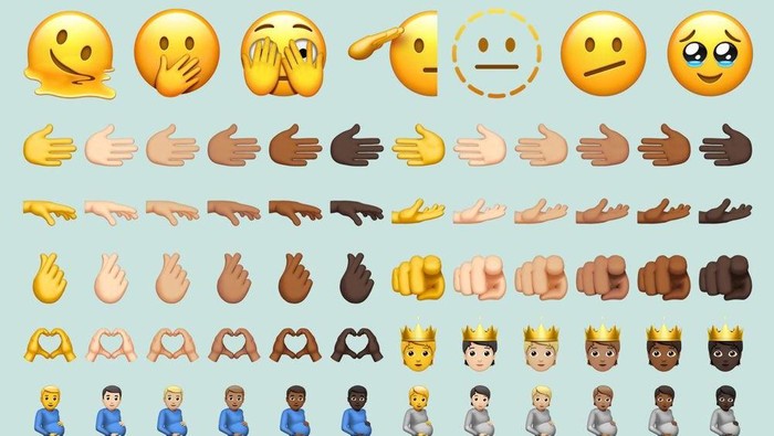 Melting face to crossed finger heart: Apple's iOS 15.4 update offers 37 new  emojis