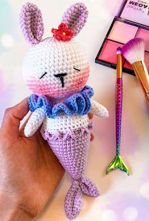 PATRON GRATIS CONEJO SIRENA AMIGURUMI 41135