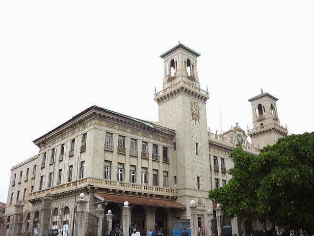 Edifico Central de la Terminal de Trenes en la Calle Egido en La Habana