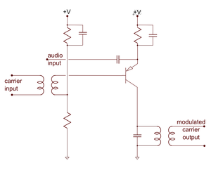 transistor modulation circuit