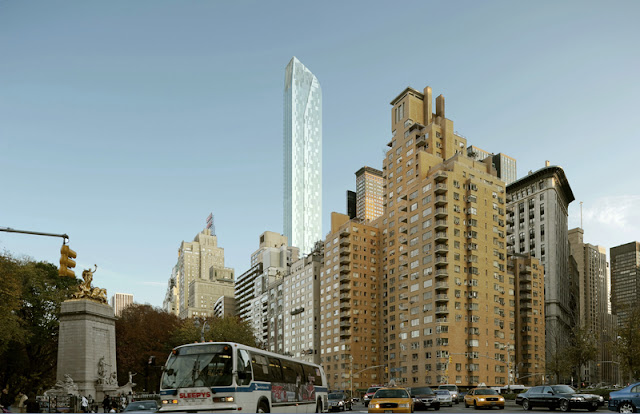 Photo of One57 as seen from the Columbus Circle