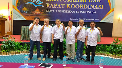 Dewan Pendidikan Karawang Hadiri Rakor Dewan Pendidikan se-Indonesia di Solo