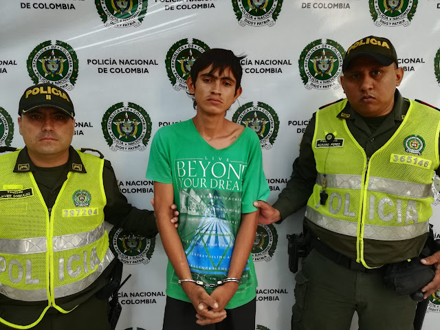 EN EL BARRIO SEVILLA FUE CAPTURADO UN HOMBRE BUSCADO JUDICIALMENTE POR EL DELITO DE HURTO Y AUTOR MATERIAL DE UN ASALTO  A UN CIUDADANO EN EL BARRIO LA MERCED EN EL MES DE AGOSTO DEL 2019