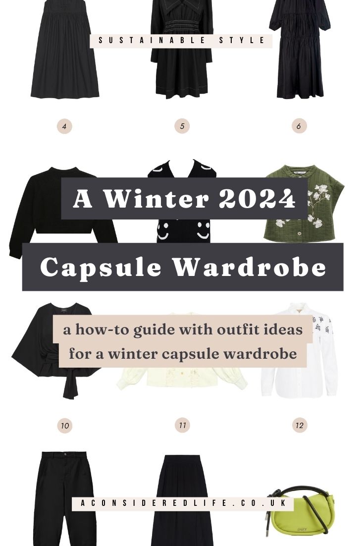 A Sustainable Winter Capsule Wardrobe 2024