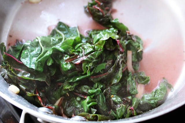 Lemon Garlic Swiss Chard