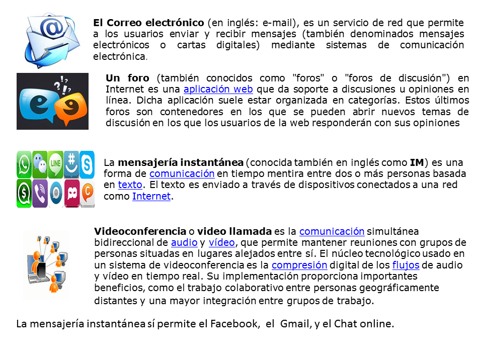 PRINCIPALES CANALES DE COMUNICACION