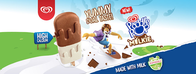 WALL'S MALAYSIA Introduces The New Dual-Taste Paddle Pop Milkie #Milkielicious Ice Cream For Kids
