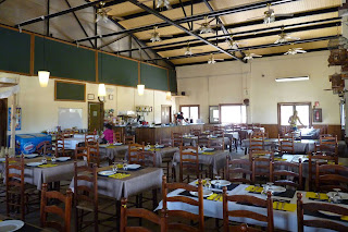 Restaurante del parque Deltaventur.