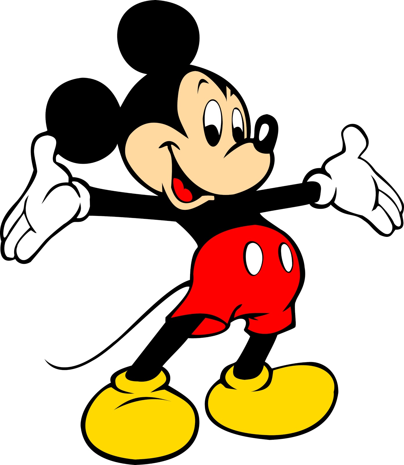 Gez\u002639;s Media Blog: Pen Tool Practice  Mickey Mouse