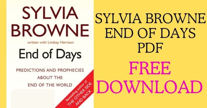 Sylvia Browne End of Days Pdf Free Download 