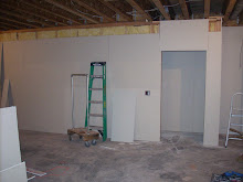 Basement sheetrock
