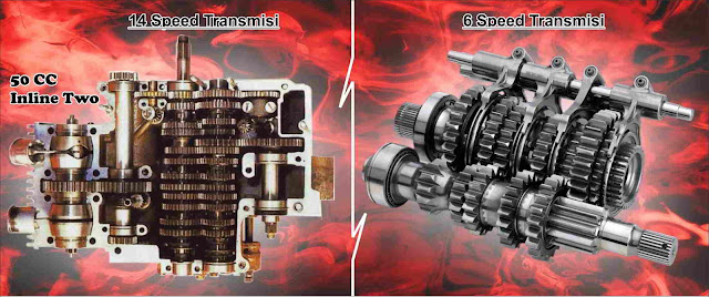 Suzuki RK67 bertransmisi 14 kecepatan