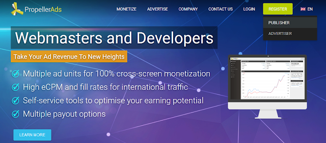 Cara Mudah Mendaftar PropellerAds