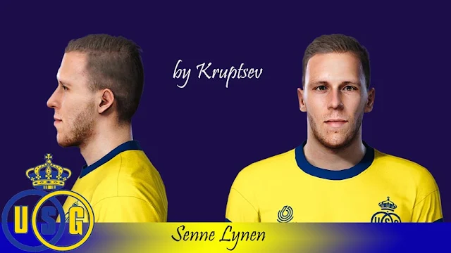 Senne Lynen Face For eFootball PES 2021