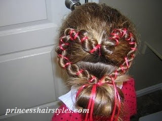 heart hairstyle