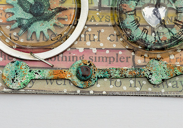 Layers of ink - Recycle Words ATC Tutorial by Anna-Karin with Tim Holtz ideaology