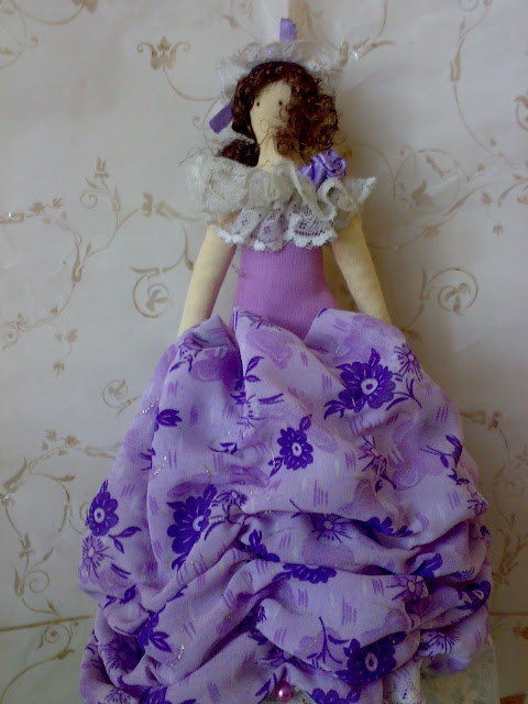текстильная кукла тильда Жаннет