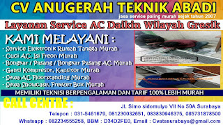 Layanan Service AC Daikin Wilayah Gresik 