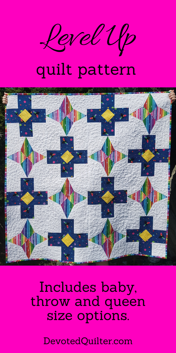 Level Up quilt pattern | DevotedQuilter.com