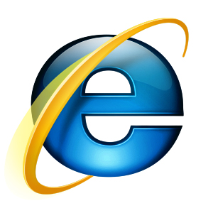 an Internet Explorer icon