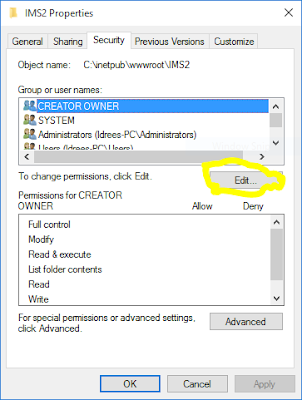 IIS Edit Permissions security-tab-edit-button