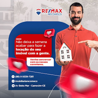 Imobiliária Remax/Recomeço:  nós temos o imóvel ideal para a sua família.