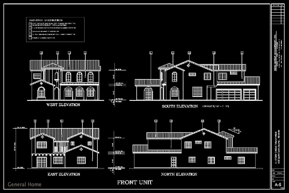 How to draw a building elevation  in autocad  at 
